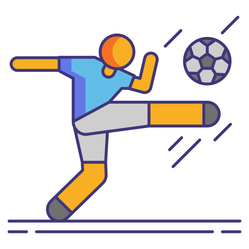 futebol Flaticons Lineal Color Ícone