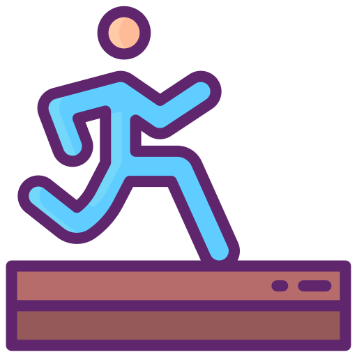Runner Flaticons Lineal Color icon