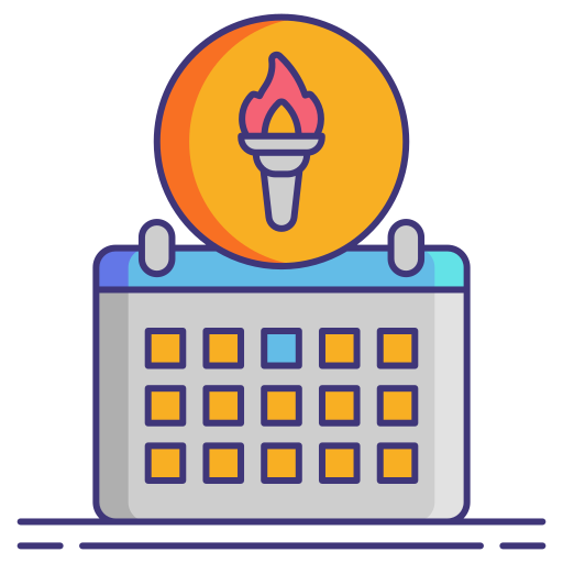 Events Flaticons Lineal Color icon
