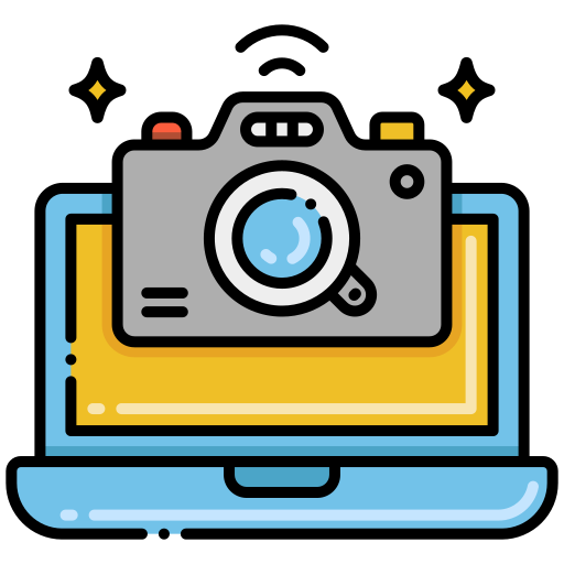 fotoapparat Flaticons Lineal Color icon