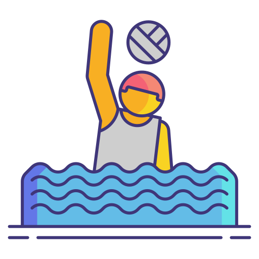 waterpolo Flaticons Lineal Color Ícone