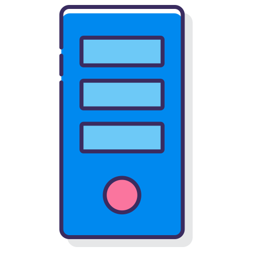 server Flaticons Lineal Color icona