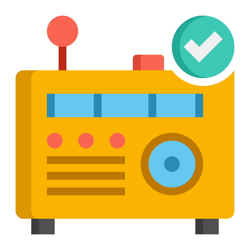 radio Flaticons Flat ikona