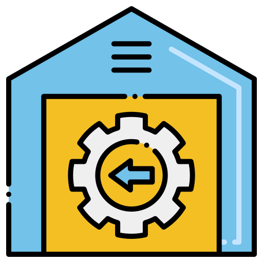 logistiek Flaticons Lineal Color icoon