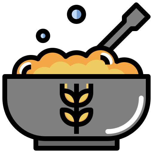 Porridge Surang Lineal Color icon