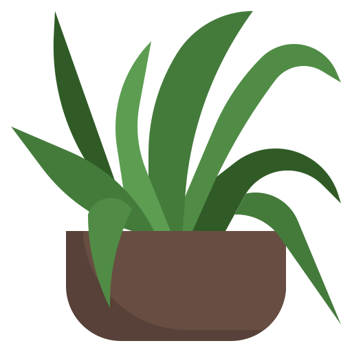 거미 식물 Surang Flat icon