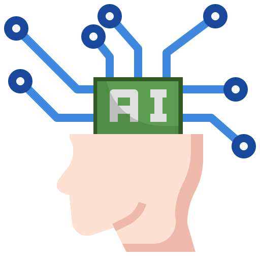 inteligencia artificial Surang Flat icono