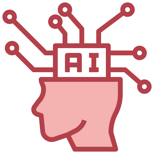 Artificial intelligence Surang Red icon
