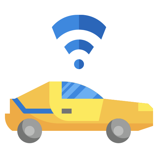 autonomes auto Surang Flat icon