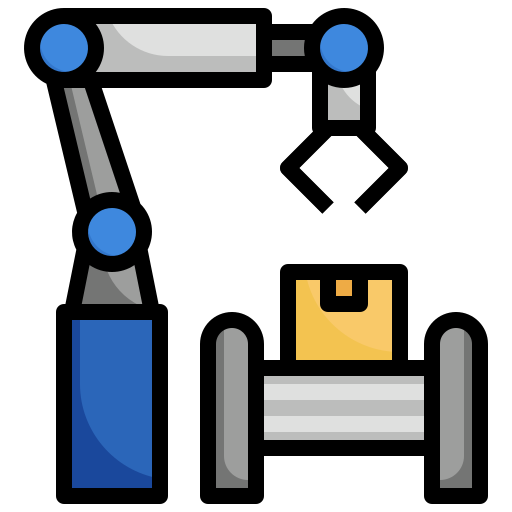 로봇 팔 Surang Lineal Color icon