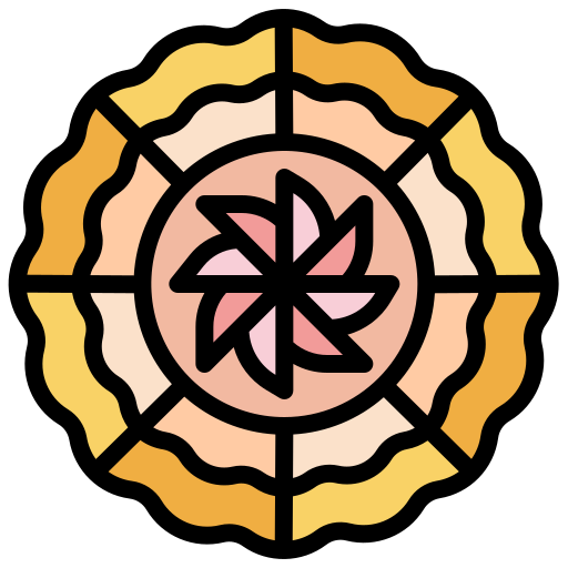 pie de manzana Surang Lineal Color icono