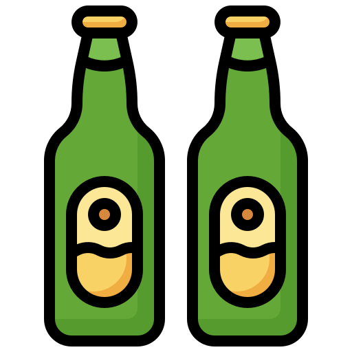 butelka piwa Surang Lineal Color ikona