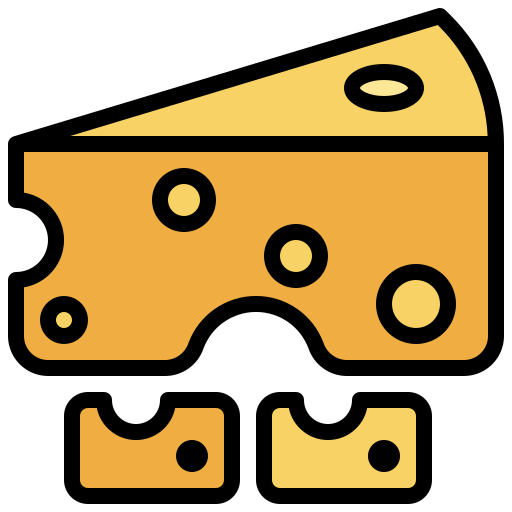 Cheese Surang Lineal Color icon