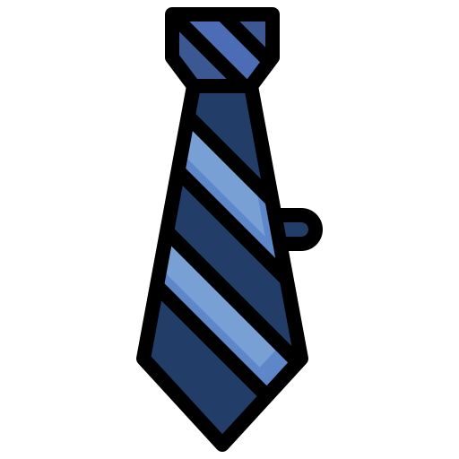 krawat Surang Lineal Color ikona