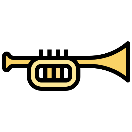 Trumpet Surang Lineal Color icon