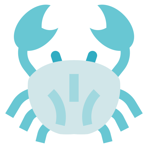 カニ Generic Blue icon
