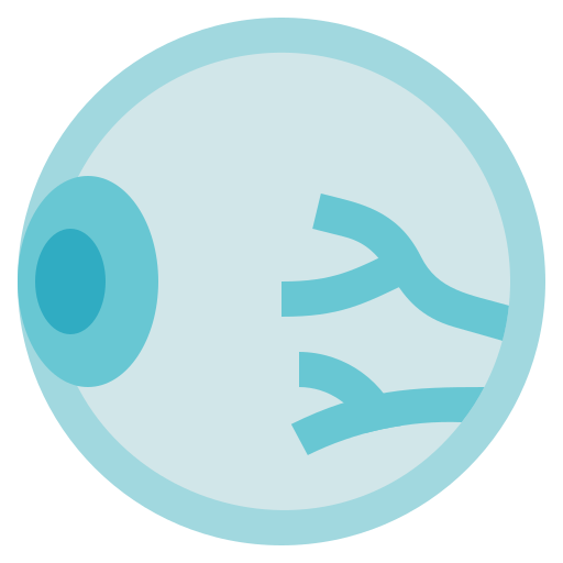 globo ocular Generic Blue icono