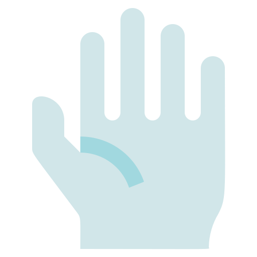 hand Generic Blue icon