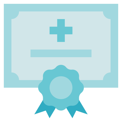 certificado médico Generic Blue icono