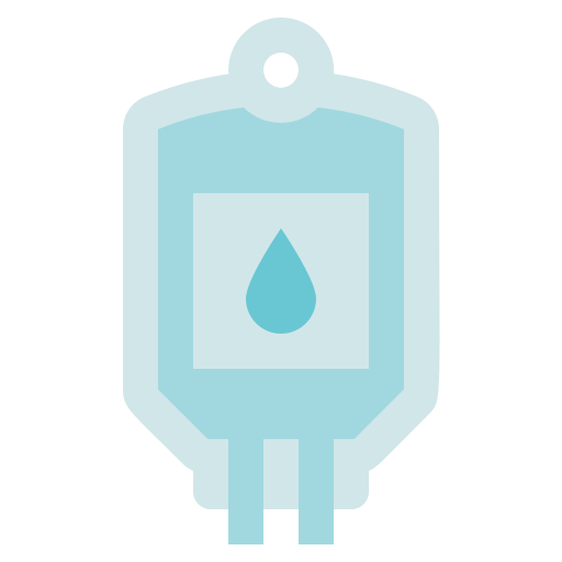 Blood bag Generic Blue icon