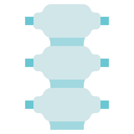 columna vertebral Generic Blue icono