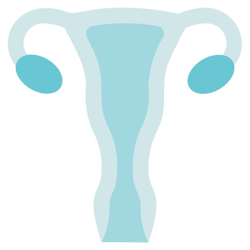 Uterus Generic Blue icon