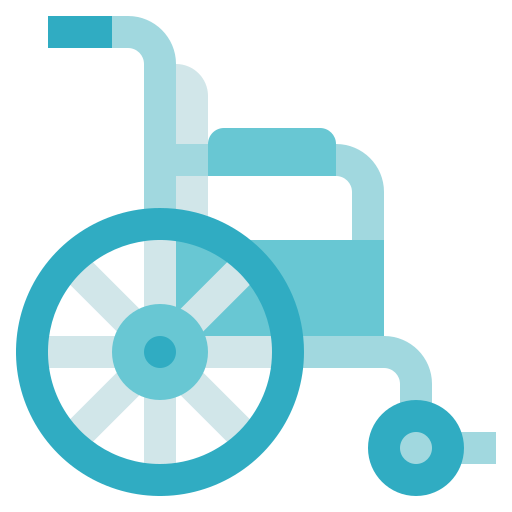 wózek inwalidzki Generic Blue ikona