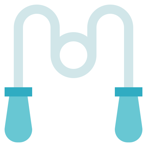 Jumping rope Generic Blue icon