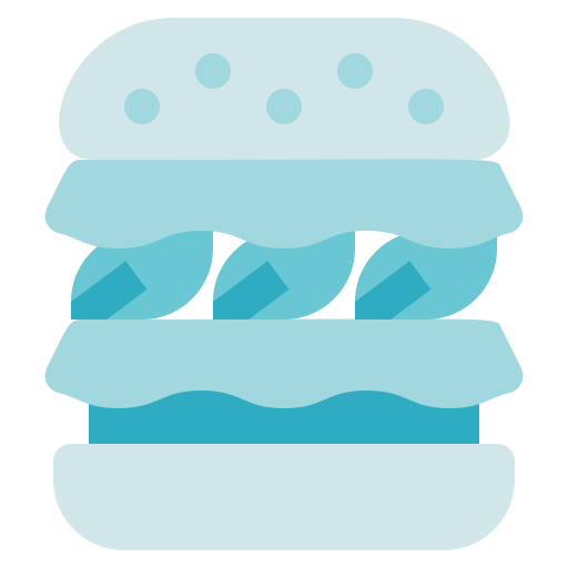 Vegan burger Generic Blue icon