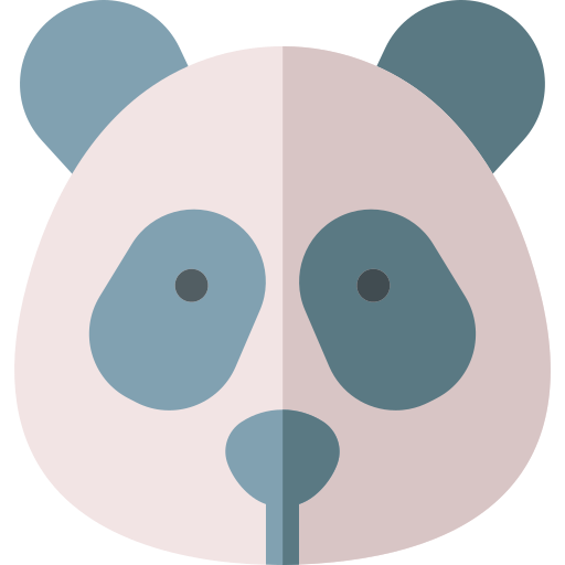 panda Basic Rounded Flat icoon