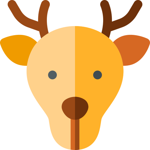 Deer Basic Rounded Flat icon
