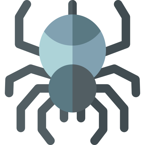 Spider Basic Rounded Flat icon