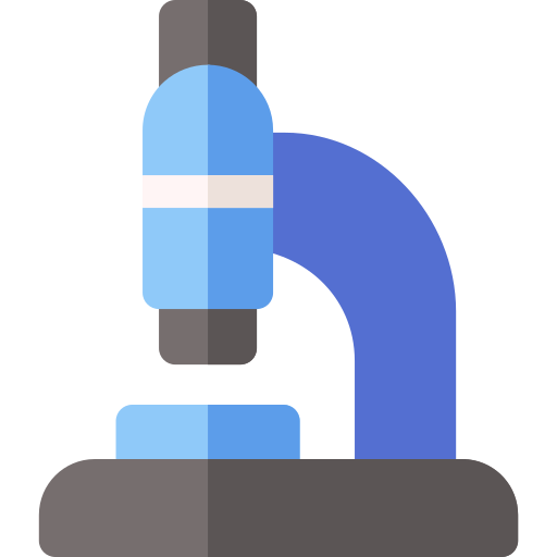 mikroskop Basic Rounded Flat icon