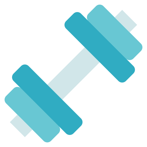 Dumbell Generic Blue icon