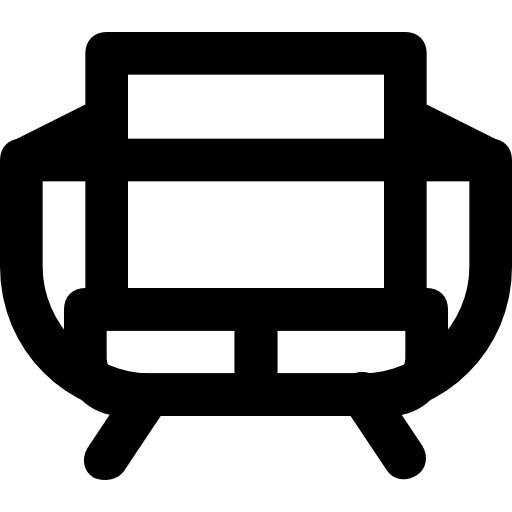 sofa Basic Black Outline icon