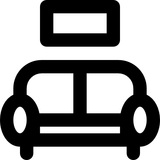 sala Basic Black Outline icono