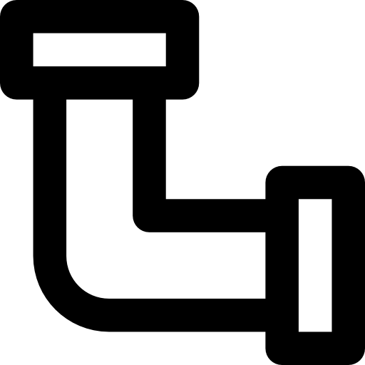 Pipe Basic Black Outline icon