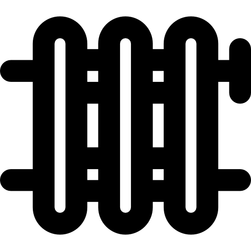 radiador Basic Black Outline icono