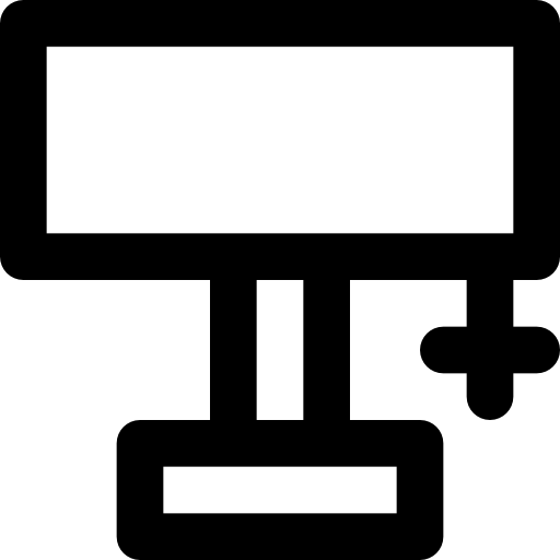 lamp Basic Black Outline icoon