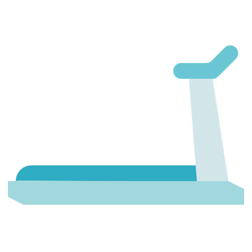 Treadmill machine Generic Blue icon