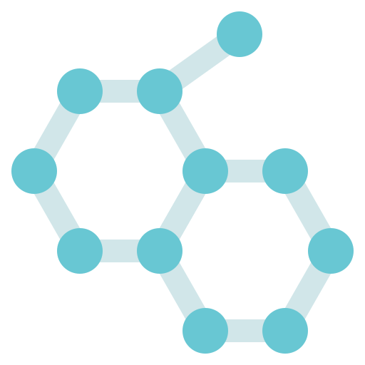 moleculen Generic Blue icoon