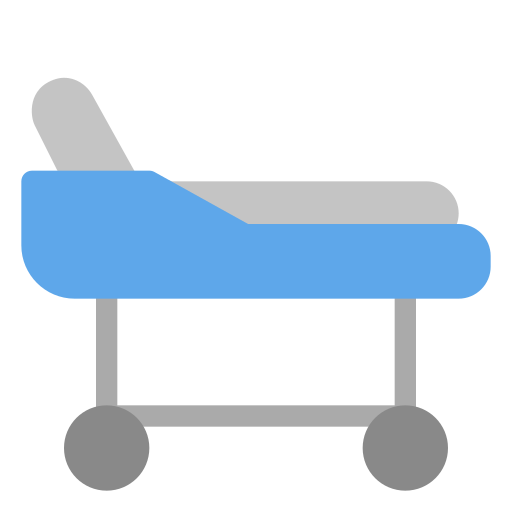 cama de hospital Generic Flat Ícone