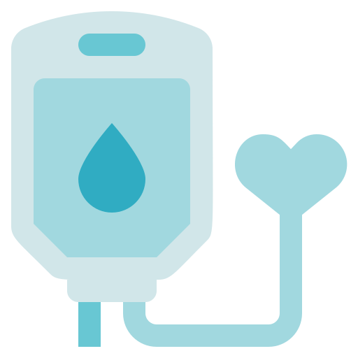 Blood donation Generic Blue icon