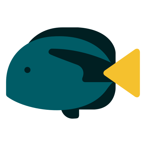 blue tang fisch Generic Flat icon