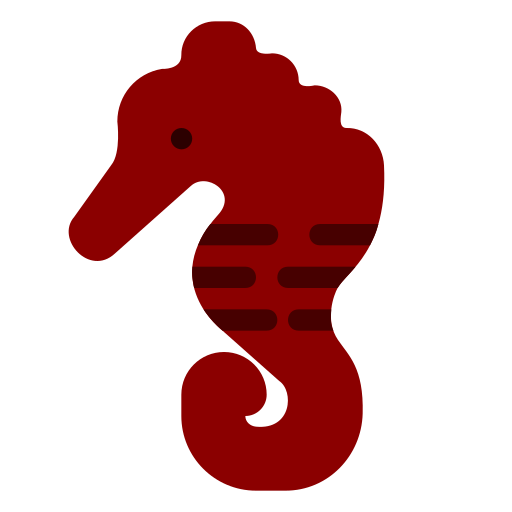Seahorse Generic Flat icon