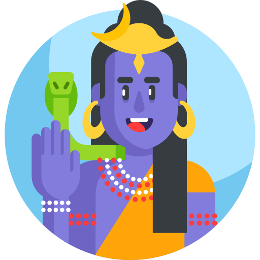 Shiva Detailed Flat Circular Flat icon