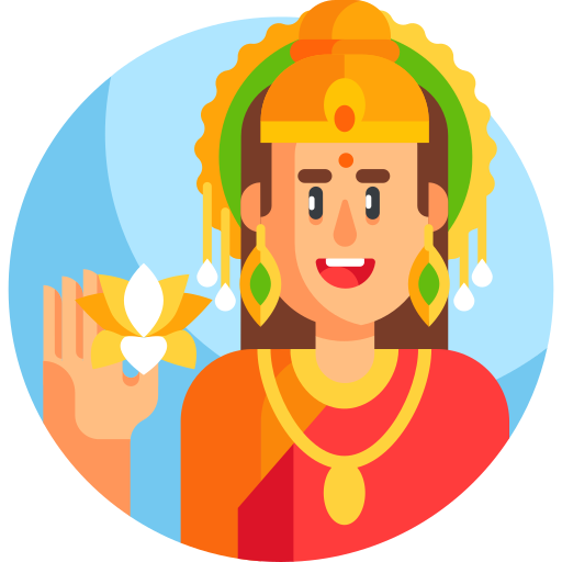 lakshmi Detailed Flat Circular Flat icoon