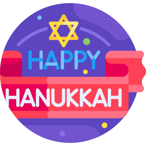 hanukkah Detailed Flat Circular Flat icono