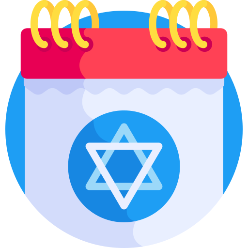 hanukkah Detailed Flat Circular Flat icono