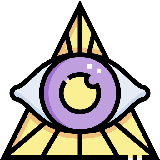piramida Detailed Straight Lineal color ikona